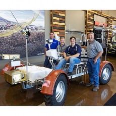 Polaris Lunar Rover Replica Pays Tribute To NASA's Marvels Of Engineering