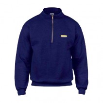 New Holland Mens 1/4 Zip Cadet Collar Sweatshirt
