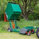 Towed Grass Collector Sweeper Scarifier